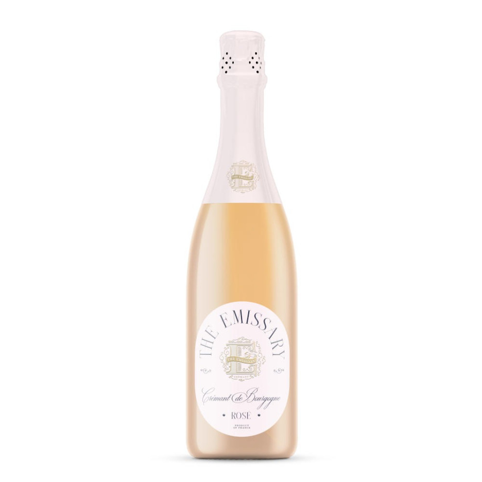 The Emissary Cremant de Bourgogne Rose Sparkling Wine 75cl