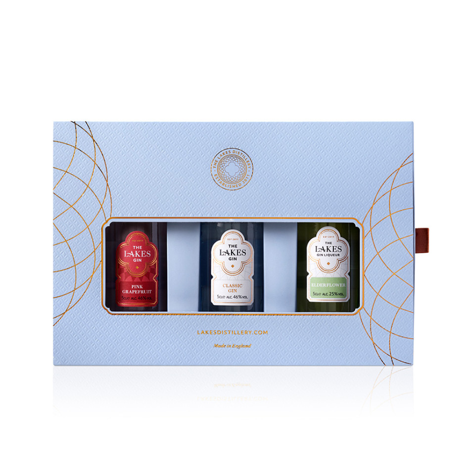 The Lakes Distillery Gin Collection 3x5cl Miniature Pack