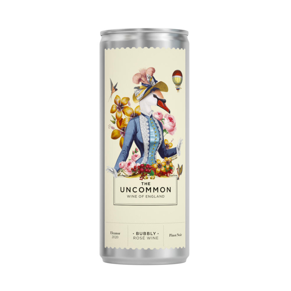 The Uncommon Bubbly Rose Wine 250ml Can