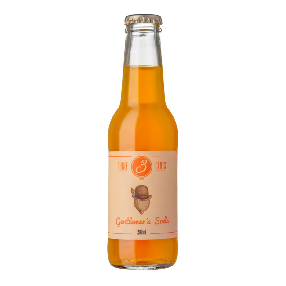 Three Cents Mandarin & Bergamot Soda 200ml