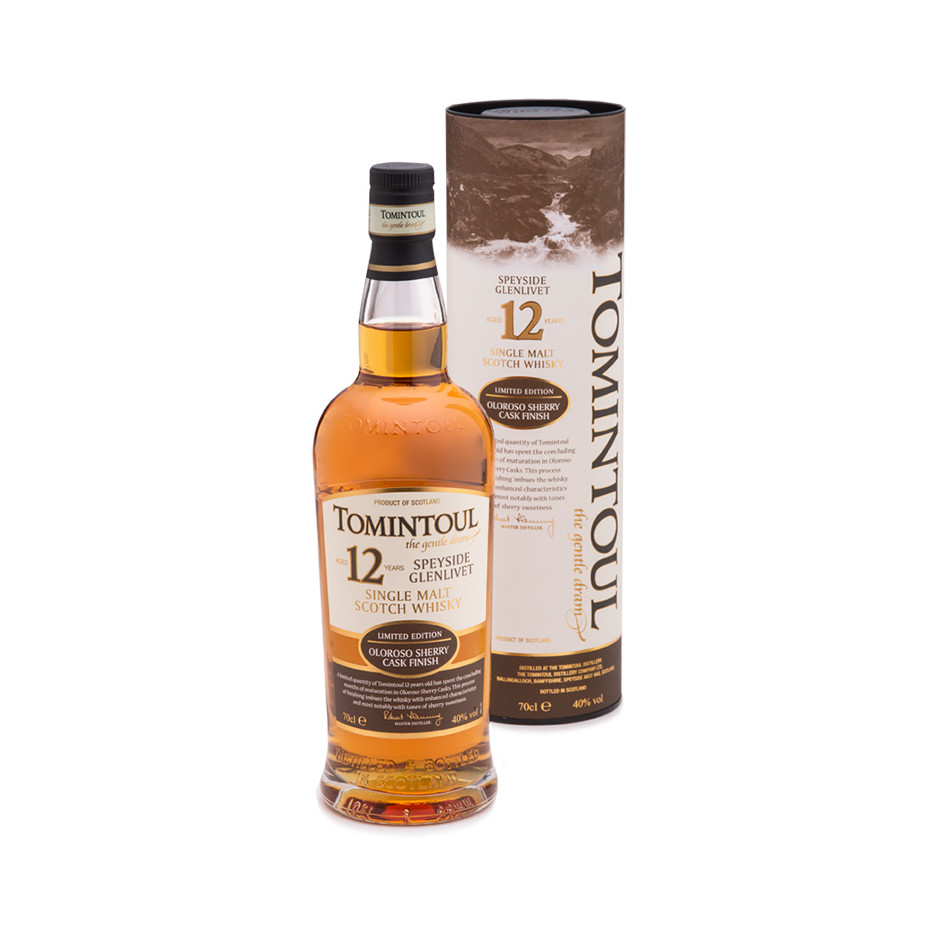 Tomintoul Sherry Cask 12 Year Whisky 70cl