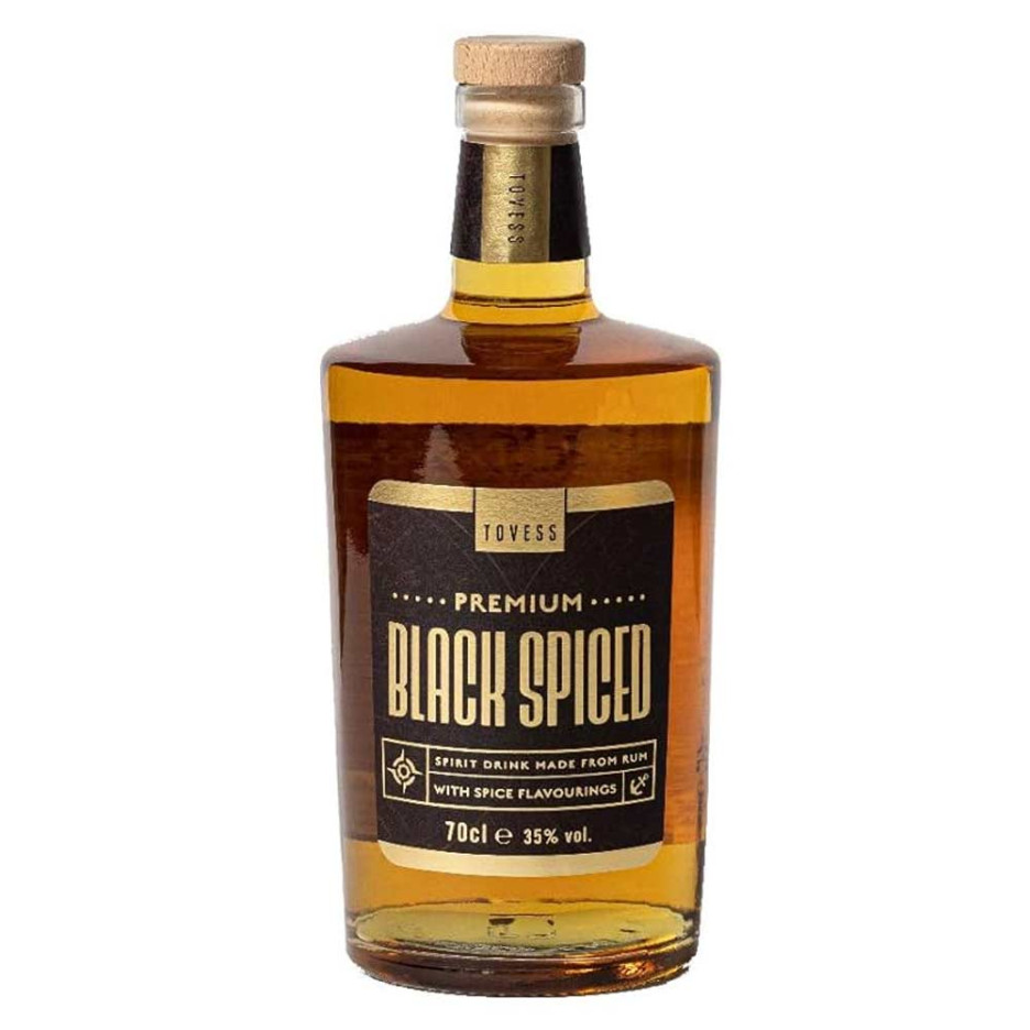 Tovess Black Spiced Rum Spirit 70cl