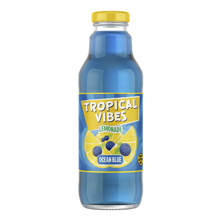 Tropical Vibes Ocean Blue Lemonade 12x 532ml