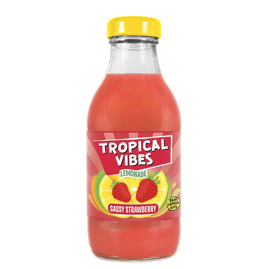 Tropical Vibes Sassy Strawberry Lemonade 300ml