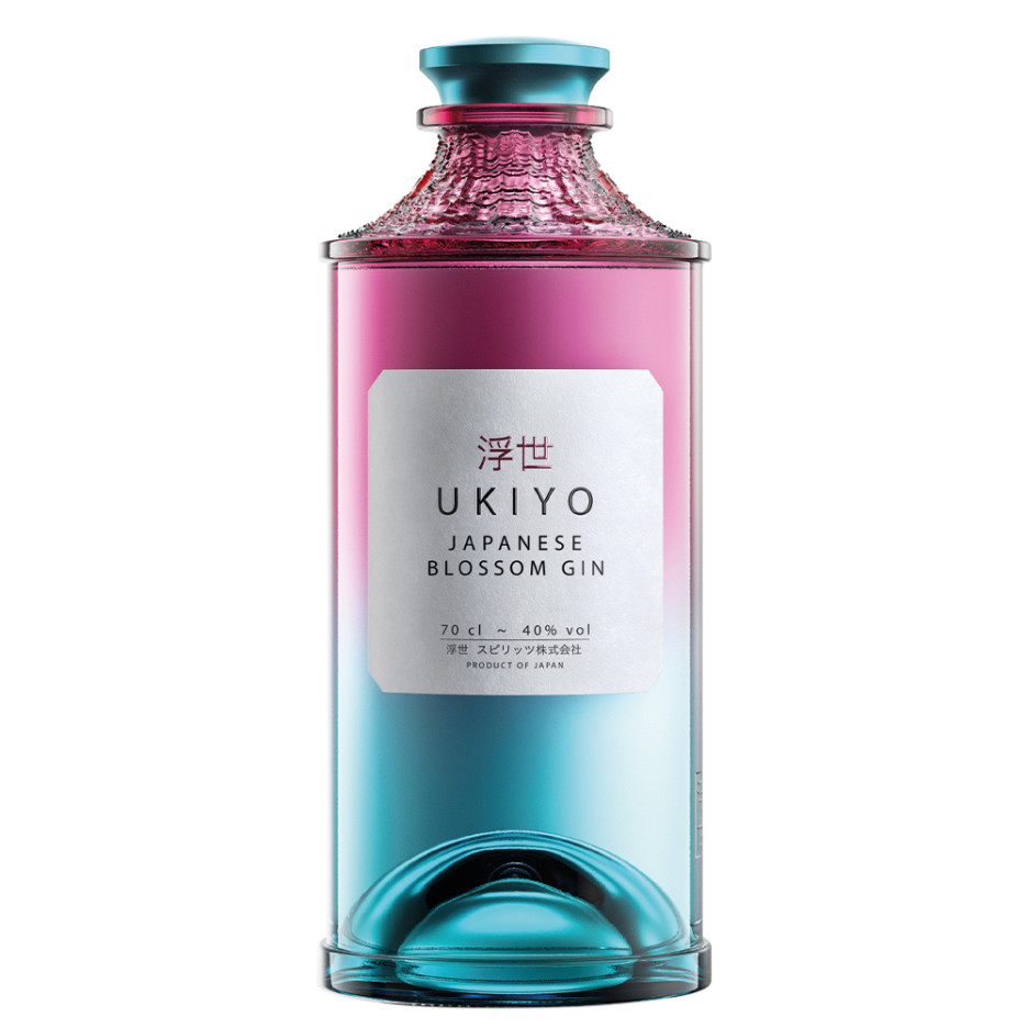Ukiyo Japanese Blossom Gin 70cl