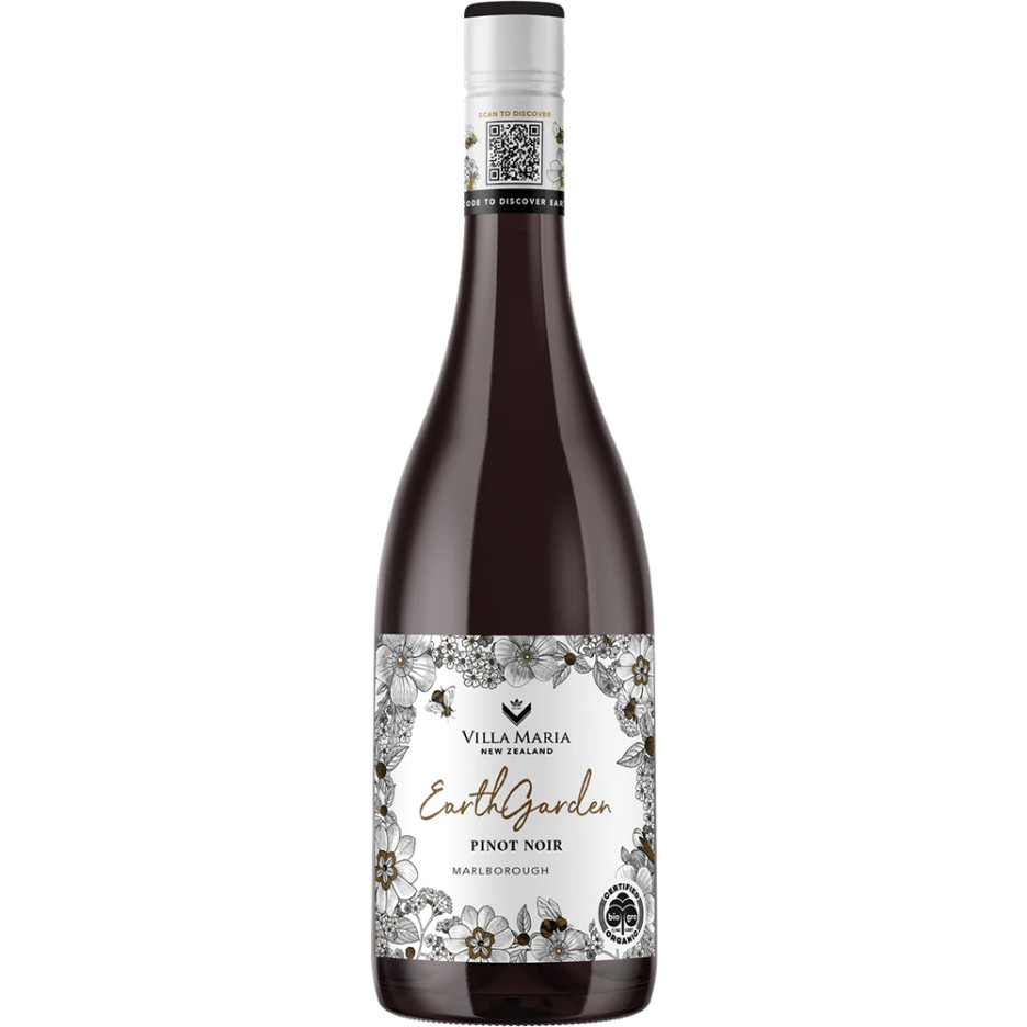 Villa Maria Earth Garden Organic Pinot Noir Red Wine 75cl