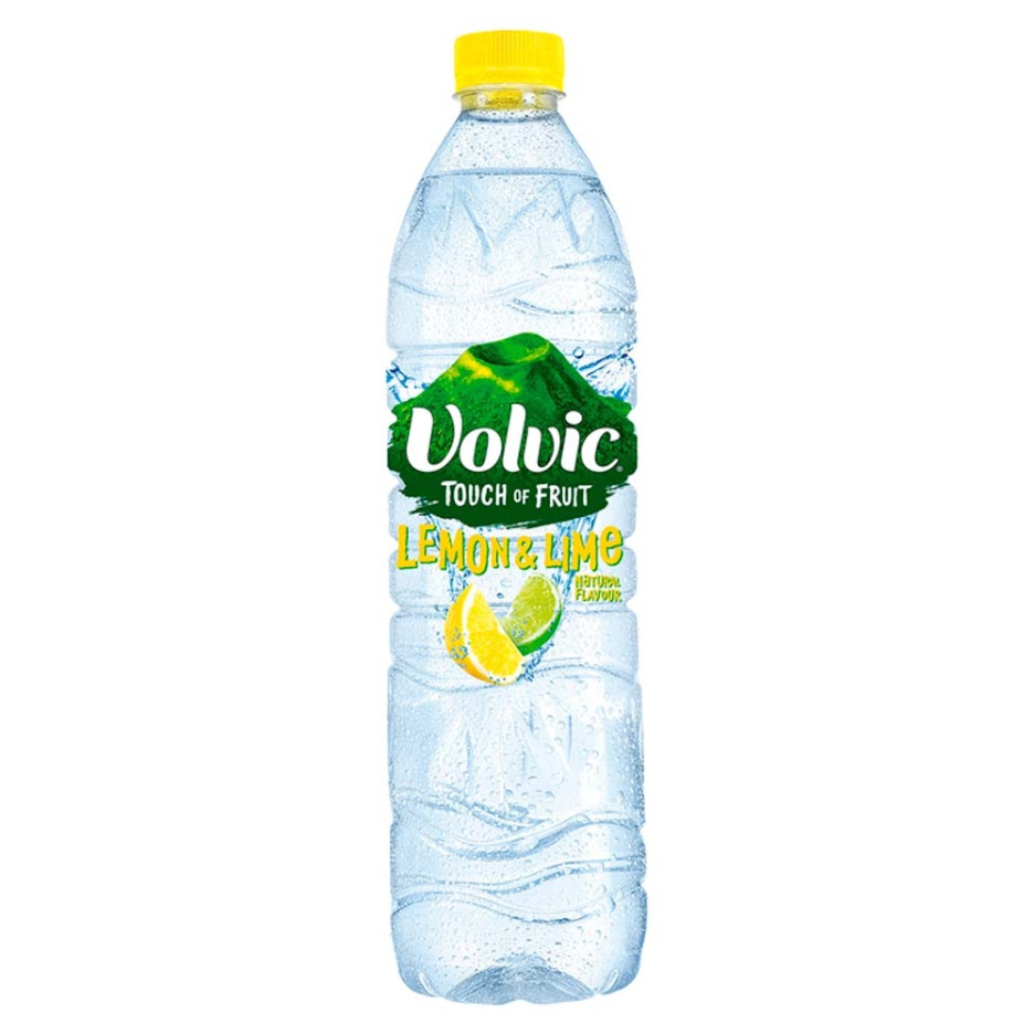 Volvic Touch Of Fruits Lemon & Lime Still Water 6x 1.5Ltr
