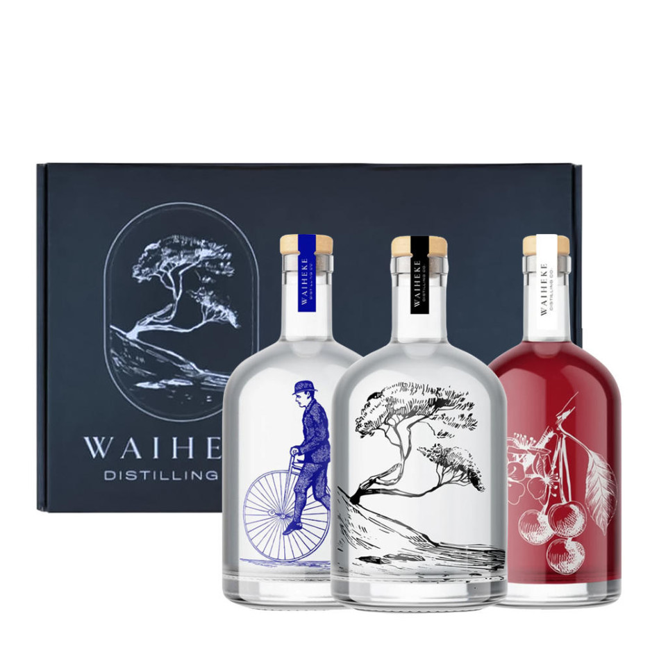 Waiheke Gin 3x 20cl Gift Set