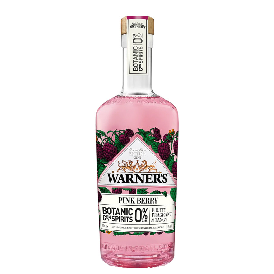 Warner's Pink Berry Botanic Non-Alcoholic Spirit 50cl