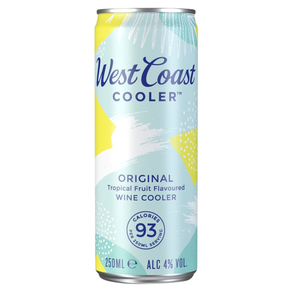 West Coast Original Tropical Fruit Flavoured Wine Cooler 250ml