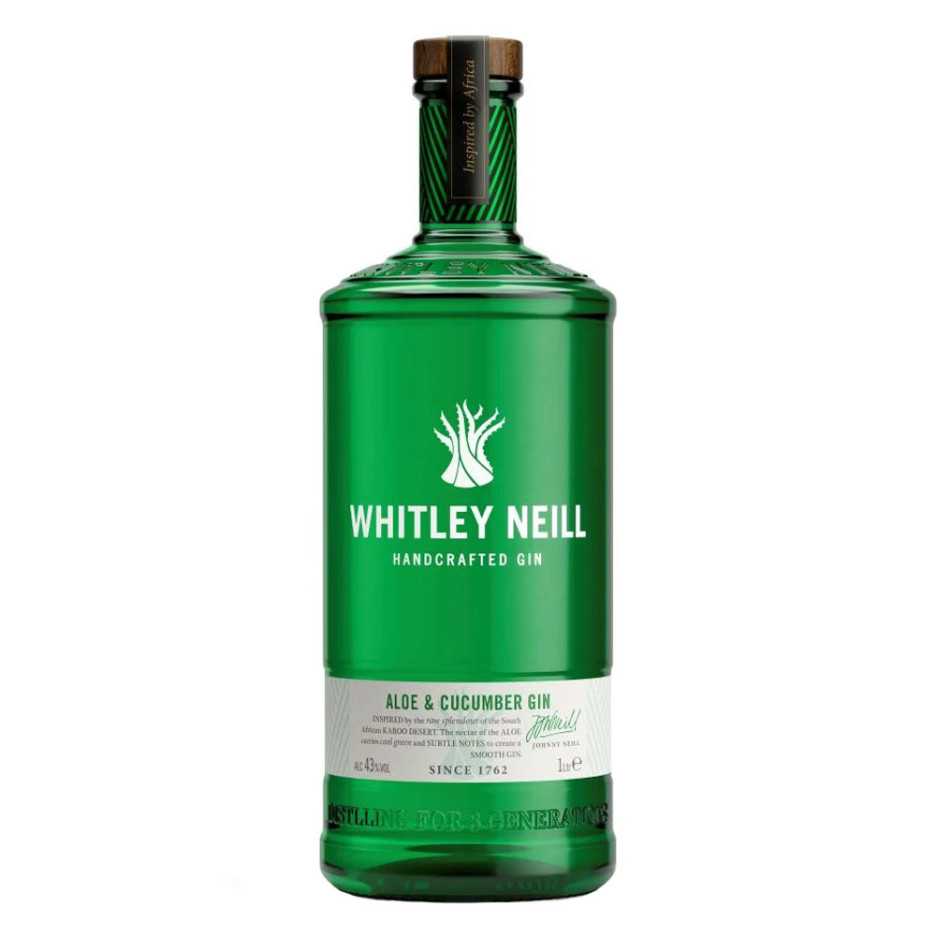Whitley Neill Aloe & Cucumber Gin 1Ltr