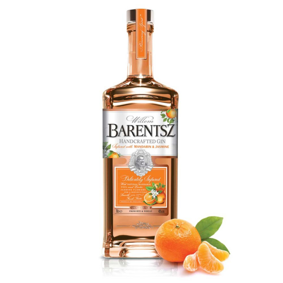 Willem Barentsz Mandarin & Jasmine Premium Gin 70cl