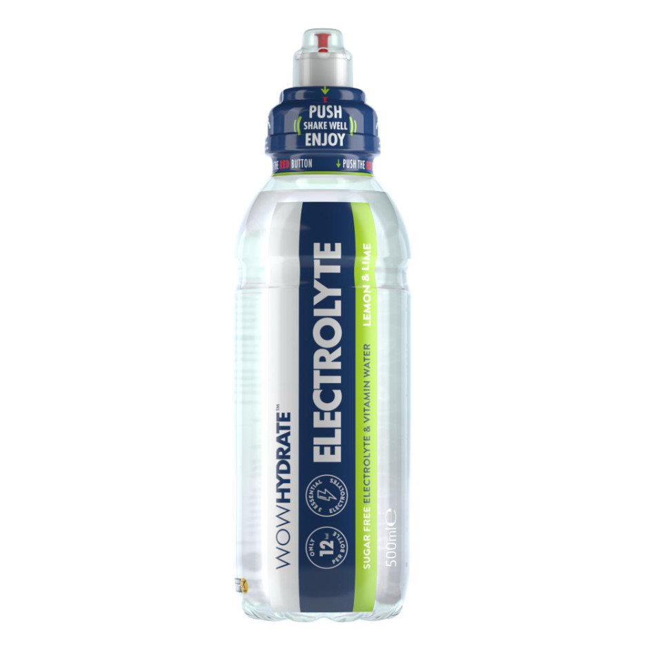 WOW Hydrate Lemon & Lime Electrolyte Water 500ml