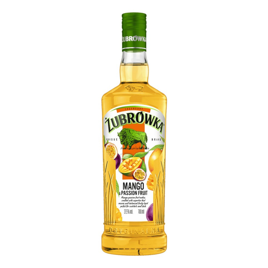 Zubrowka Mango & Passion Fruit Flavoured Vodka 70cl