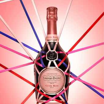Champagne Laurent Perrier Cuvée Rosé 75cl Ribbons
