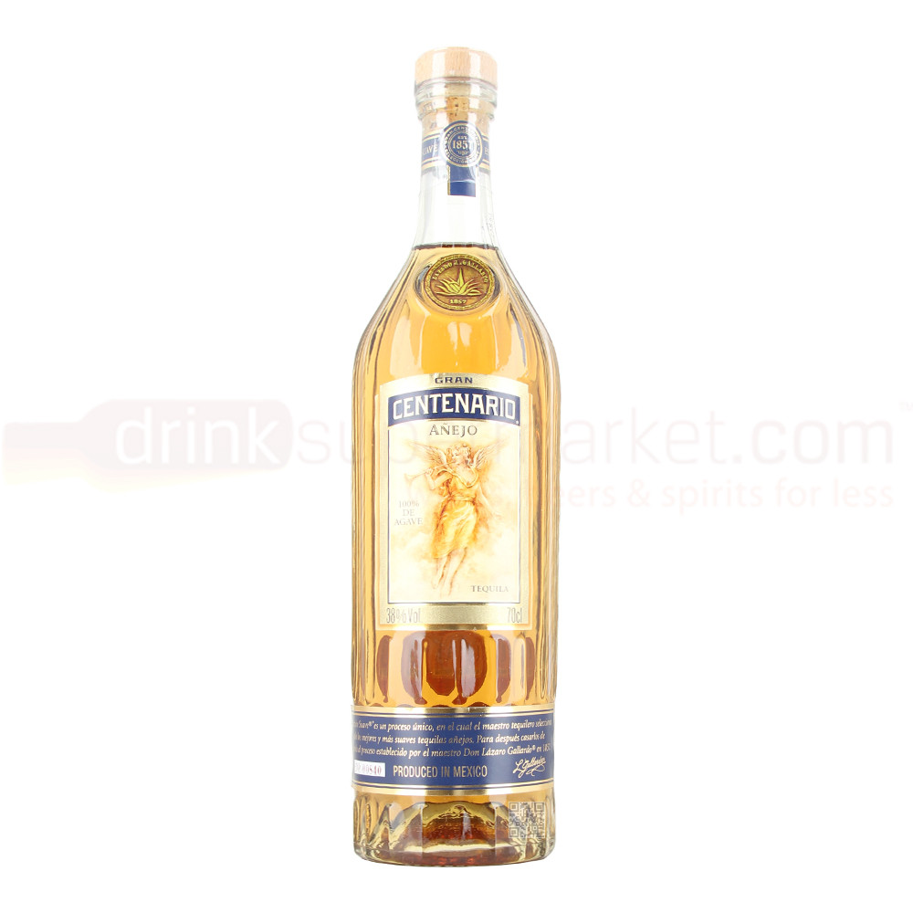 Gran Centenario Anejo Aged Tequila 70cl - DrinkSupermarket