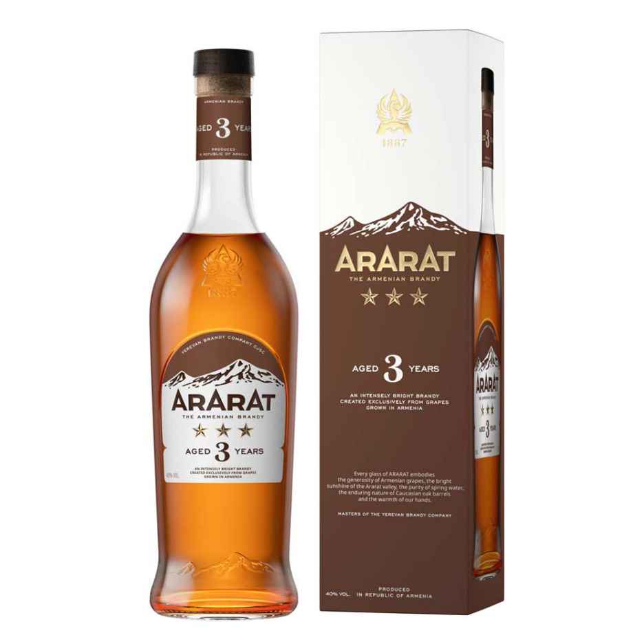 Ararat 3 Stars 3 Years Brandy 70cl