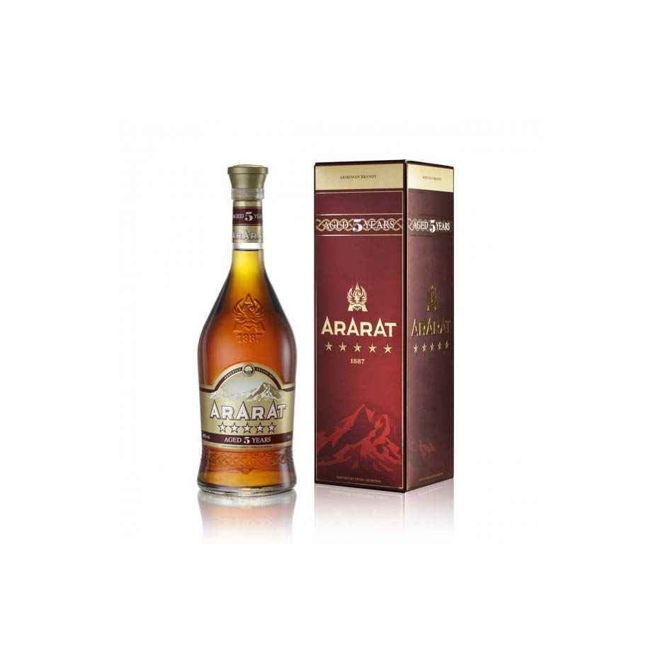 Ararat 5 Stars 5 Years Brandy 50cl