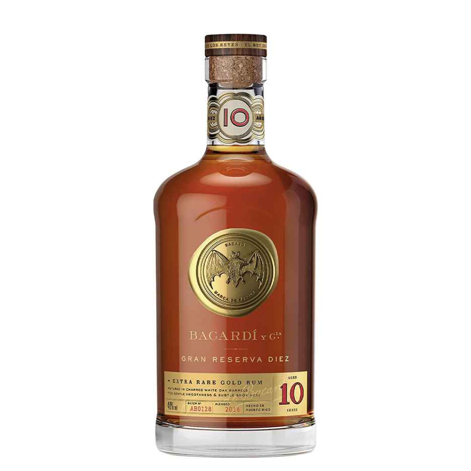 Bacardi Gran Reserva Diez 10 Year Rum 70cl