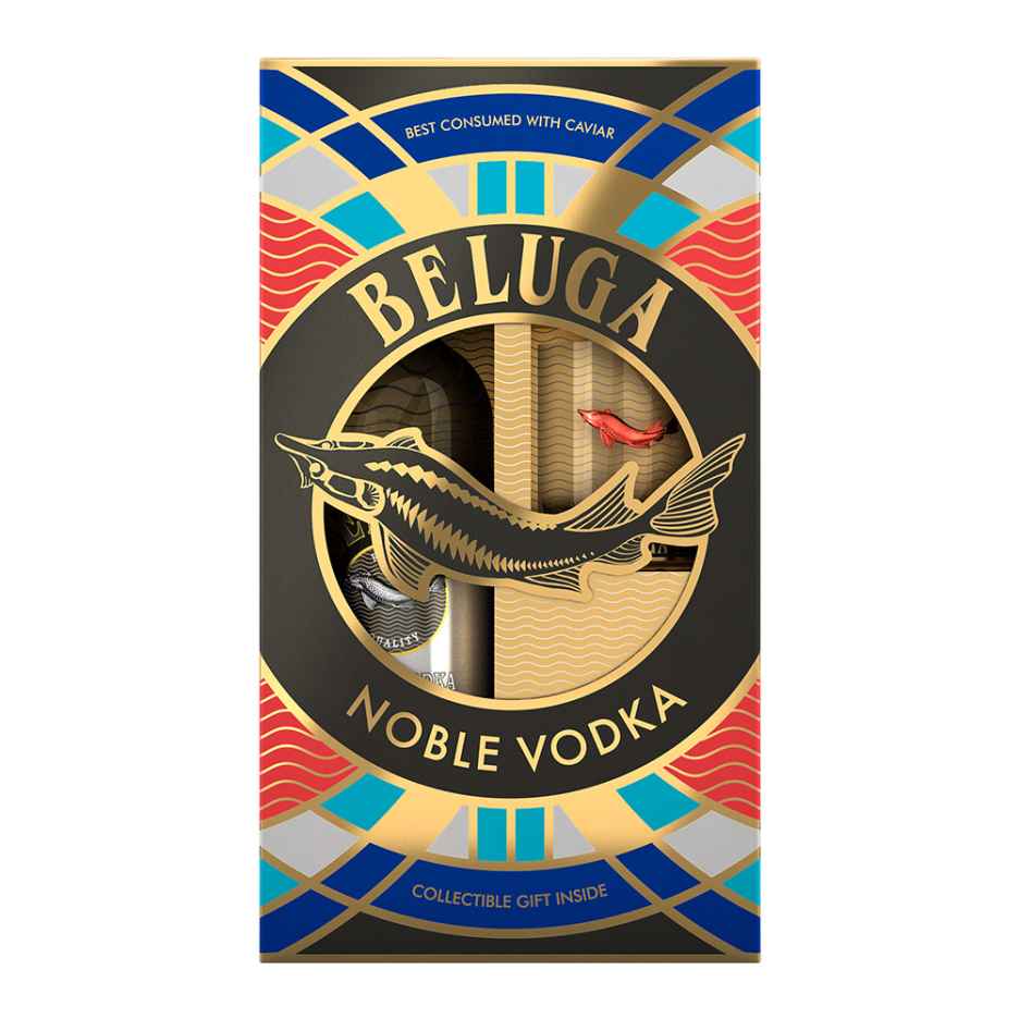 Beluga Noble Vodka 70cl Gift Set