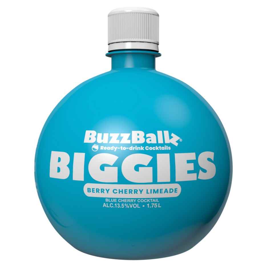 BuzzBallz Cocktails Berry Cherry Limeade Biggie 1.75Ltr Magnum Plus