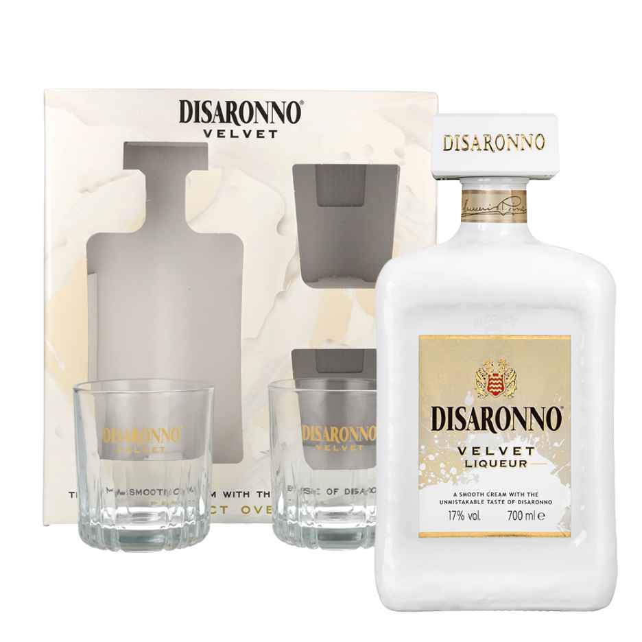 Disaronno Velvet Cream Liqueur 70cl Gift Pack