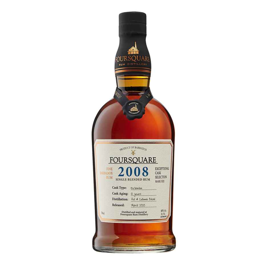 Foursquare 2008 Cask Strength Rum 70cl
