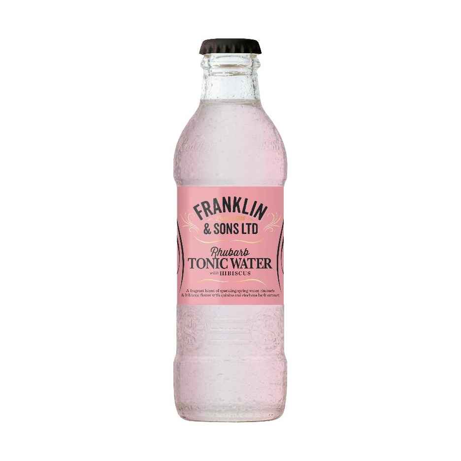 Franklin & Sons Rhubarb & Hibiscus Tonic Water 200ml 