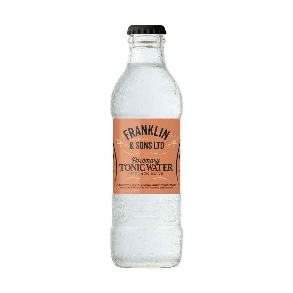 Franklin & Sons Rosemary & Black Olive Tonic Water 200ml | Damaged