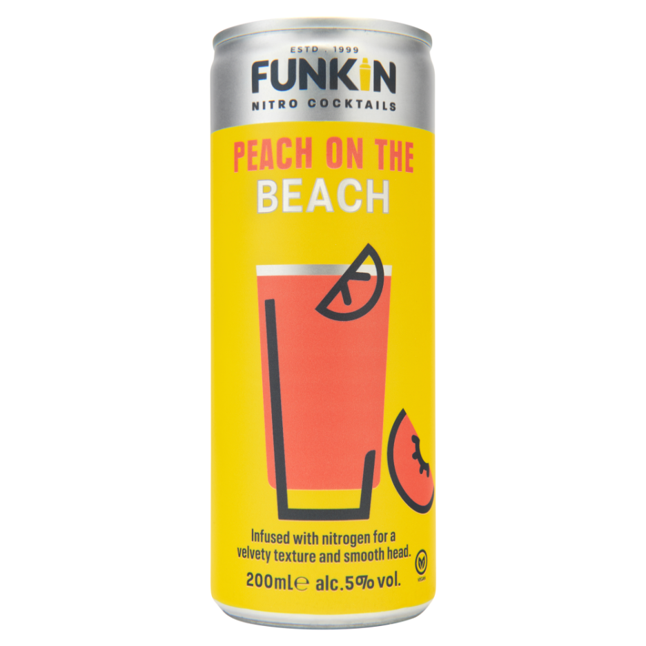 Funkin Cocktails Peach on the Beach 200ml