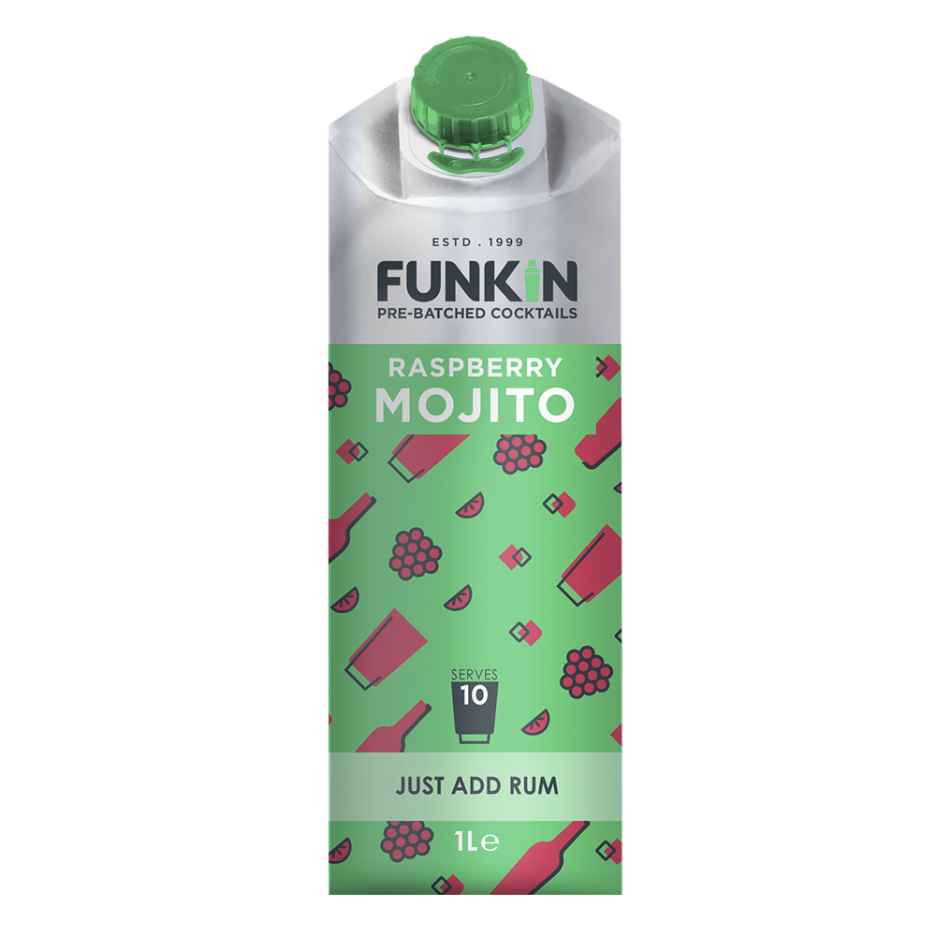 Funkin Raspberry Mojito Cocktail Mixer 1Ltr
