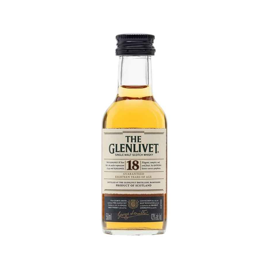 Glenlivet 18 Year Whisky 5cl Miniature