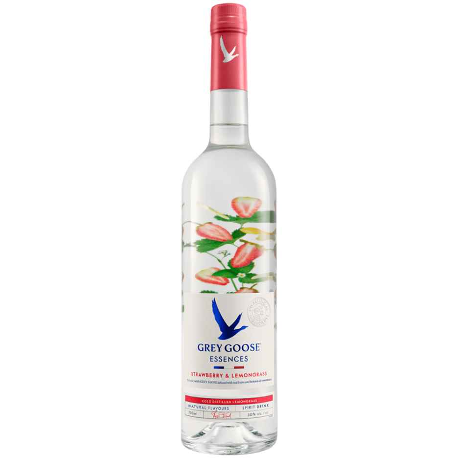 Grey Goose Essences Strawberry & Lemongrass Vodka Based Spirit Drink 70cl