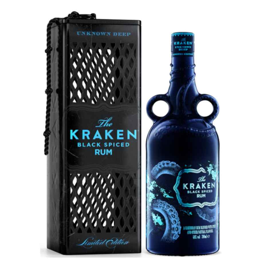 Kraken Black Spiced Rum 70cl Unknown Deep Year 2 Limited Edition | Damaged