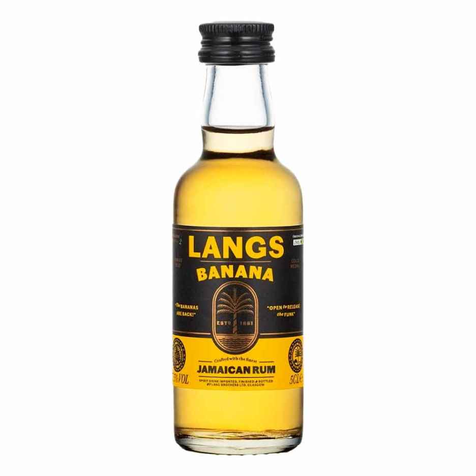Langs Banana Rum 5cl Miniature