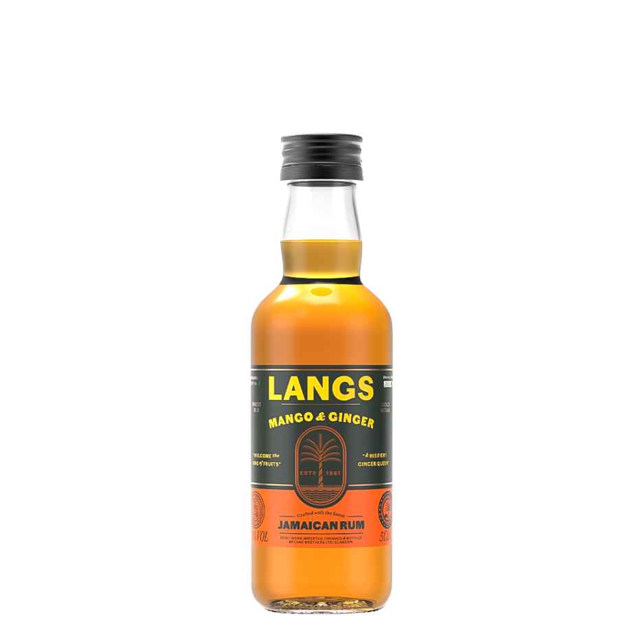 Langs Ginger & Mango Rum 5cl Miniature