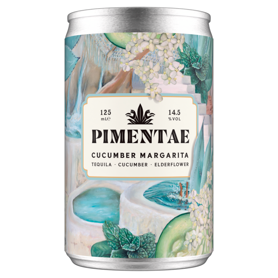 Pimentae Cucumber Margarita 125ml Can
