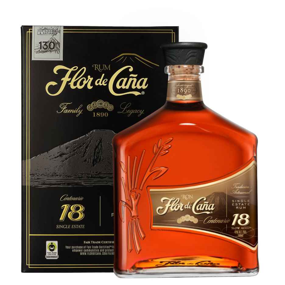 Ron Flor de Cana Centenario 18 Year Rum 70cl