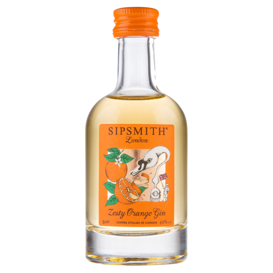 Sipsmith Zesty Orange Gin 5cl Miniature