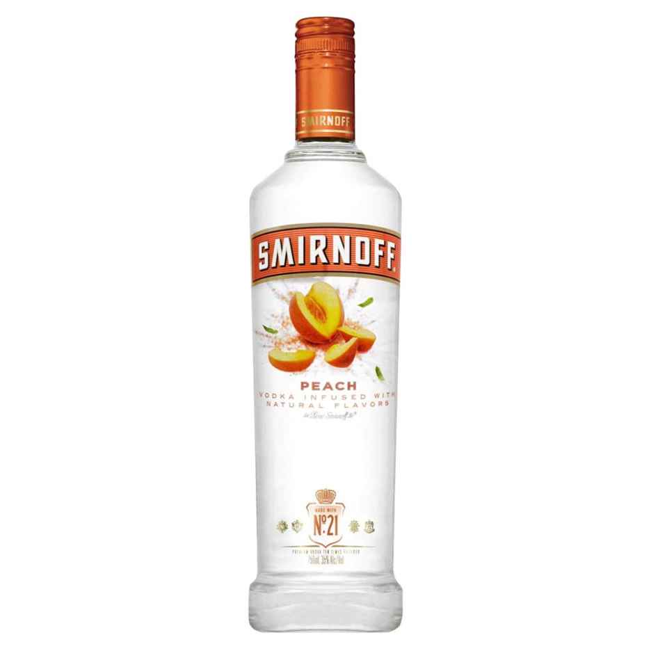 Smirnoff Peach Flavoured Vodka 75cl