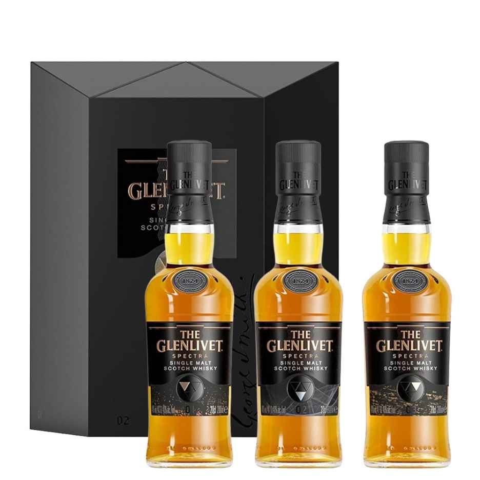 The Glenlivet Spectra Whisky 3x 20cl Gift Set