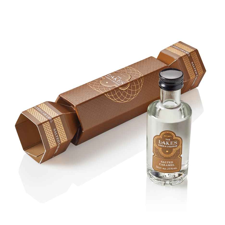 The Lakes Salted Caramel Vodka Liqueur 50ml Cracker
