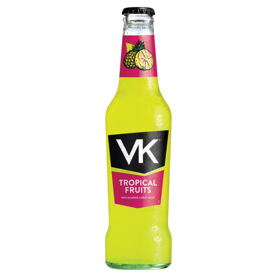 VK Tropical Fruits 24x 275ml Glass Bottles