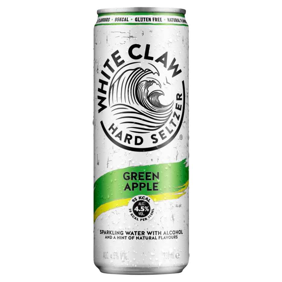 White Claw Green Apple Hard Seltzer 330ml