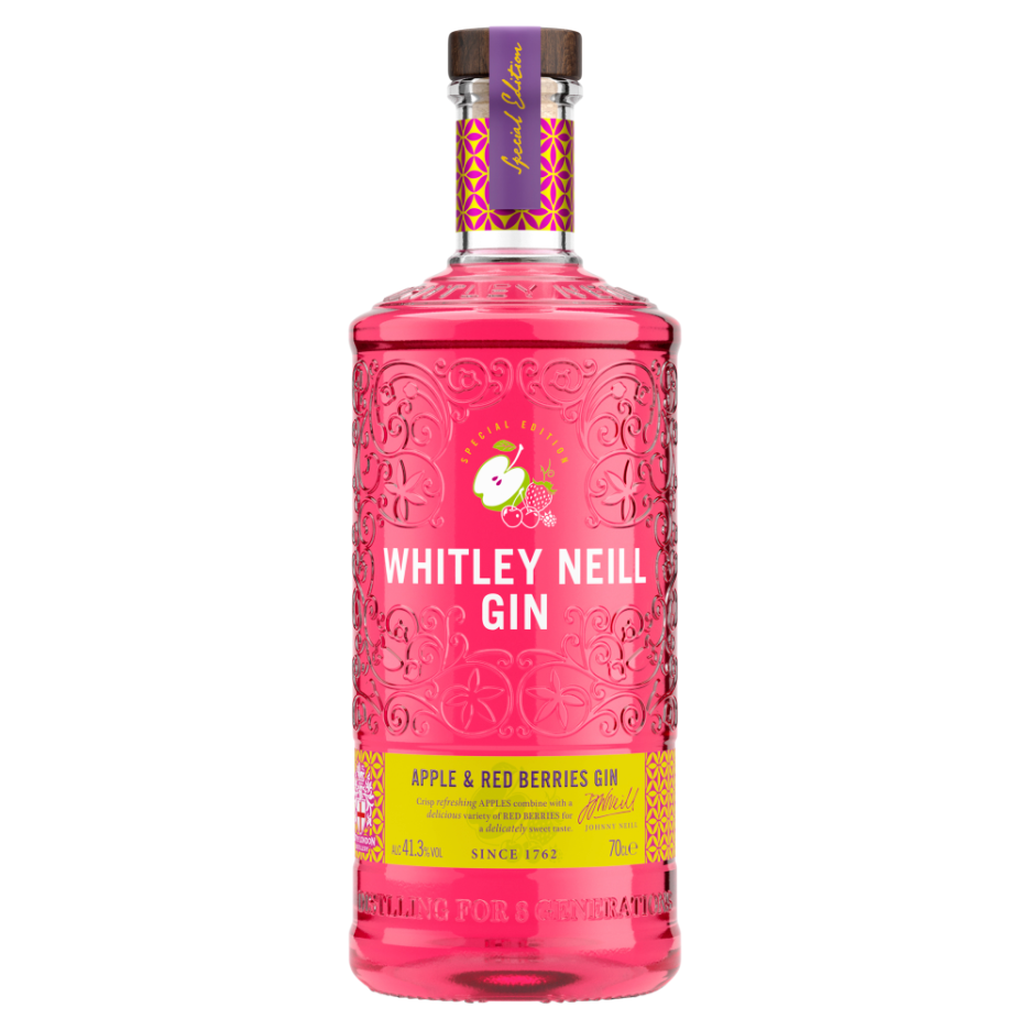 Whitley Neill Apple & Red Berries Gin 70cl