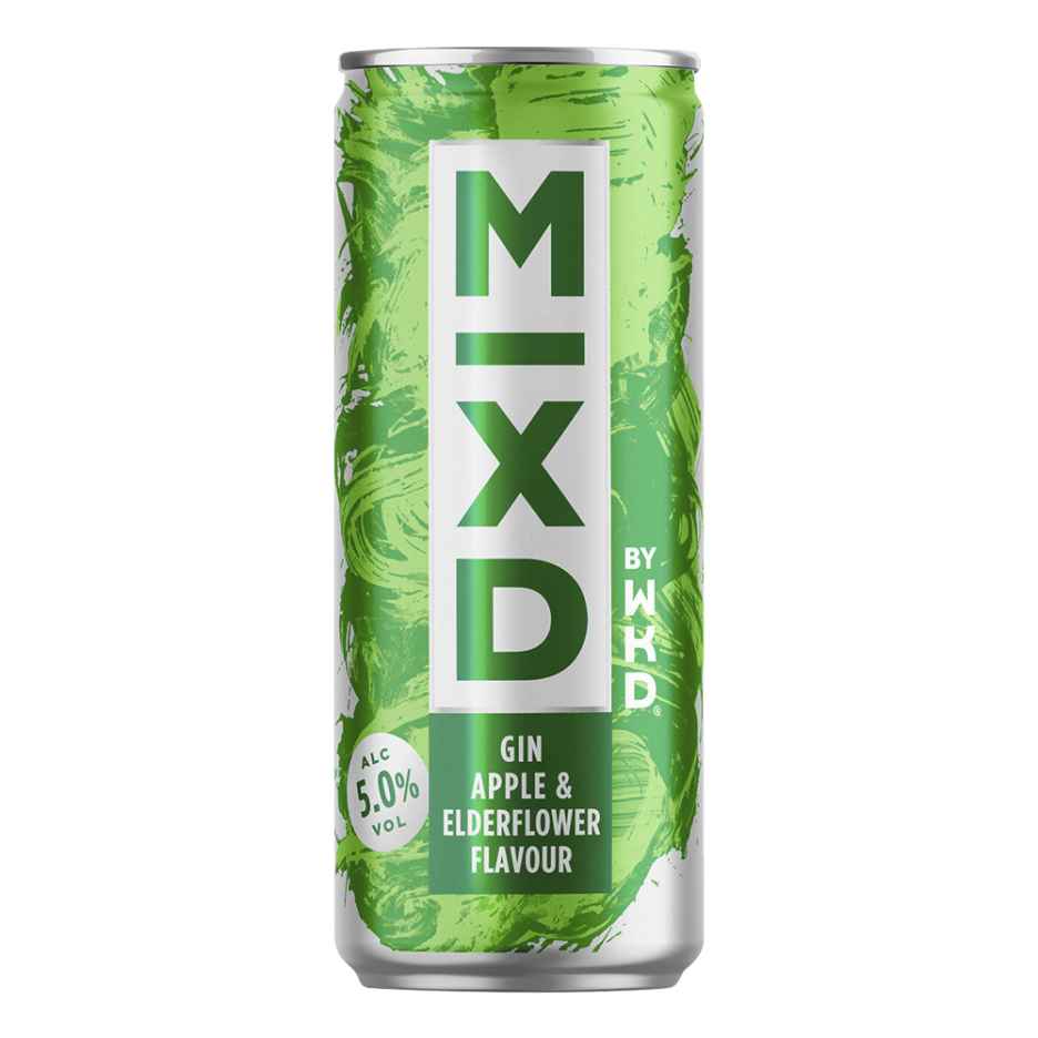 WKD Mixd Apple Elderflower & Gin Premix 250ml