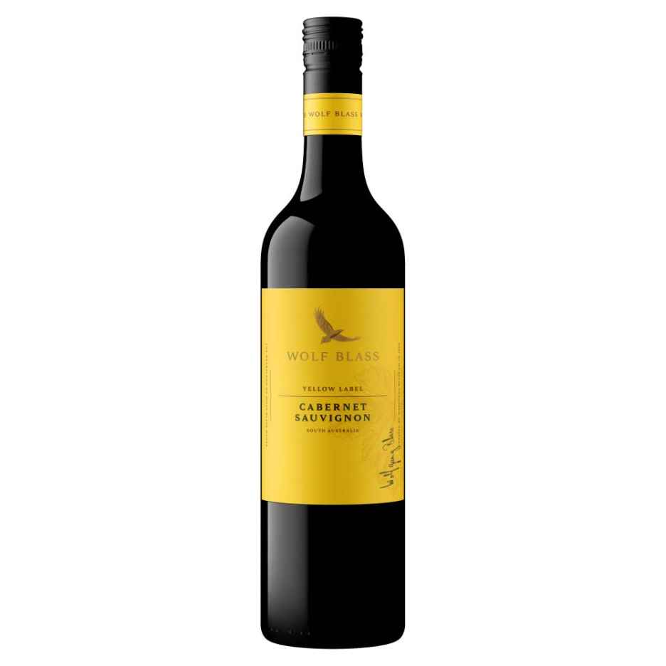 Wolf Blass Yellow Label Cabernet Sauvignon Red Wine 75cl