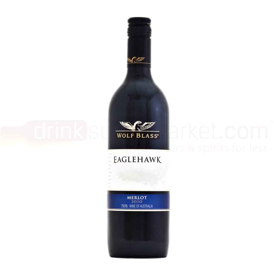 Wolf Blass Eaglehawk - Merlot - Australian Red Wine - 75cl Single Bottle