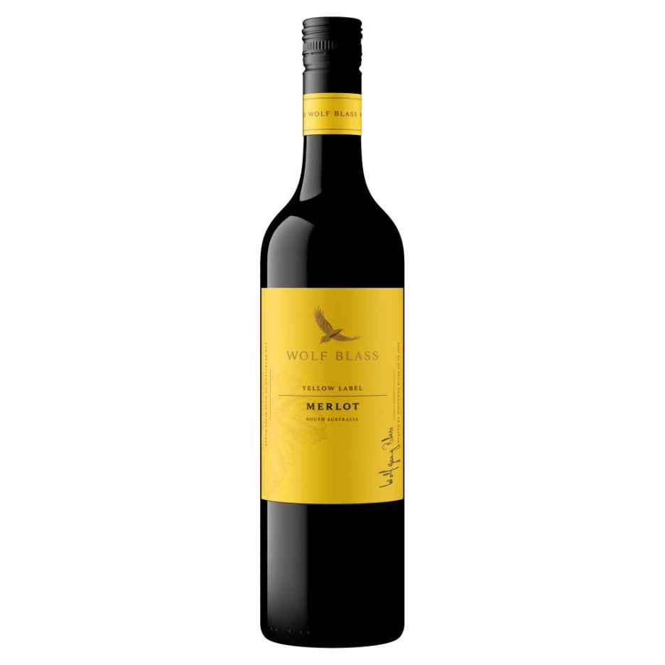 Wolf Blass Yellow Label Merlot Red Wine 75cl