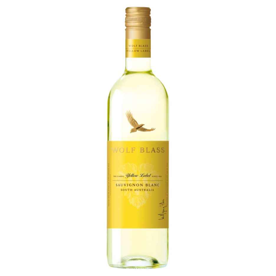 Wolf Blass Yellow Label Sauvignon Blanc Wine 75cl